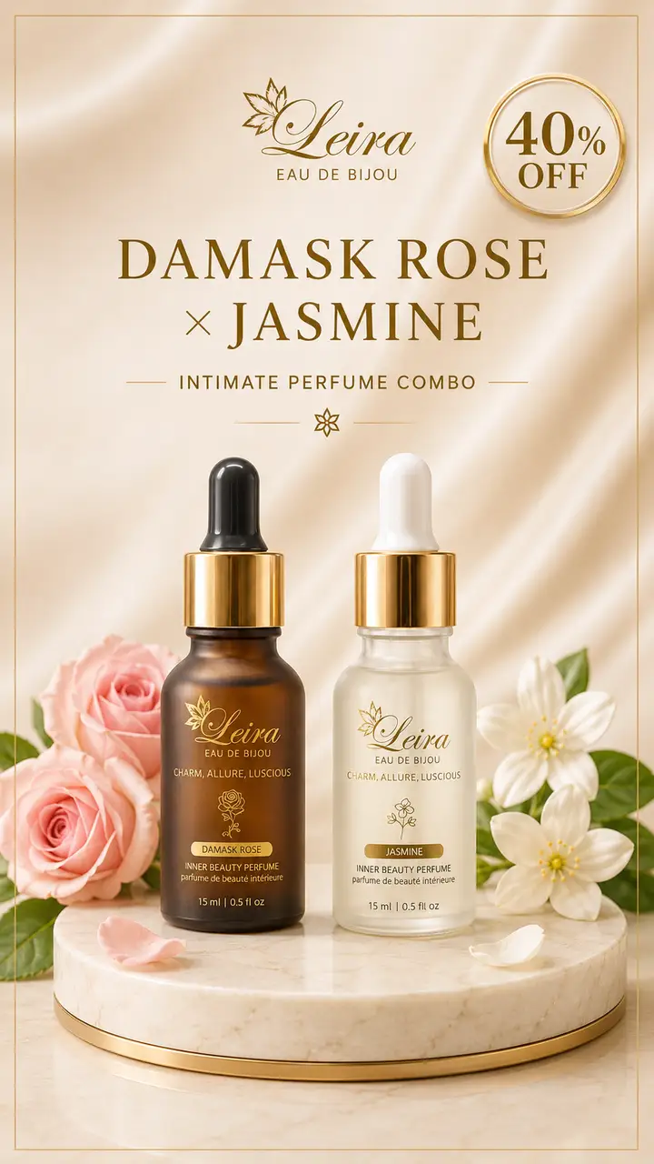 Jasmine × Damask Rose Intimate Perfume Teaser